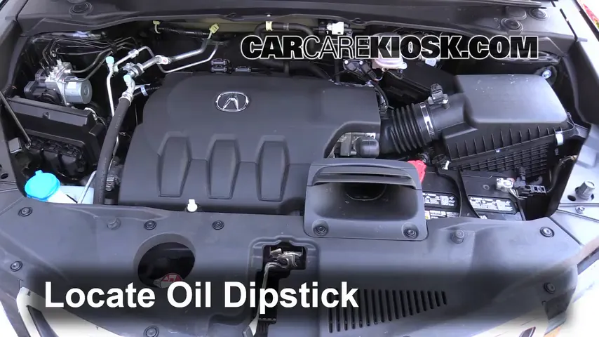 2014 Acura RDX 3.5L V6 Huile Vérifier le niveau de l'huile